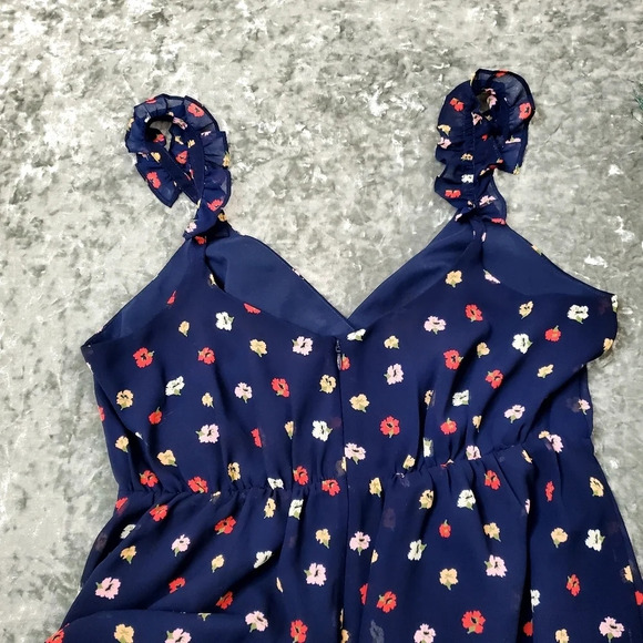 Madewell Ruffle-Strap Confetti Floral Dress - Picture 6 of 7